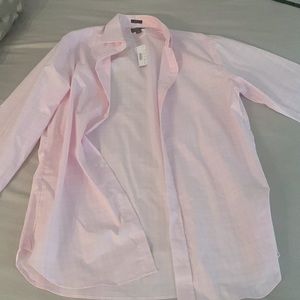 J Crew Ludlow Pink/White checked Button Down, 15.5/34, NWT
